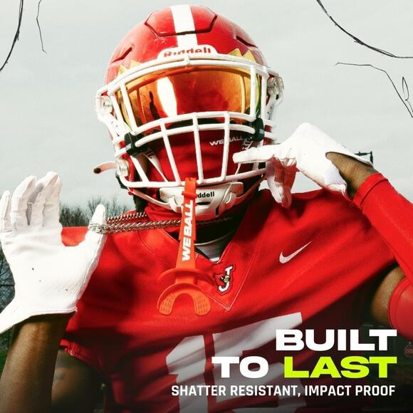 We Ball Sports Football Visor 3.0, Fits Adult & Youth Football Helmets - Picture 5 of 6